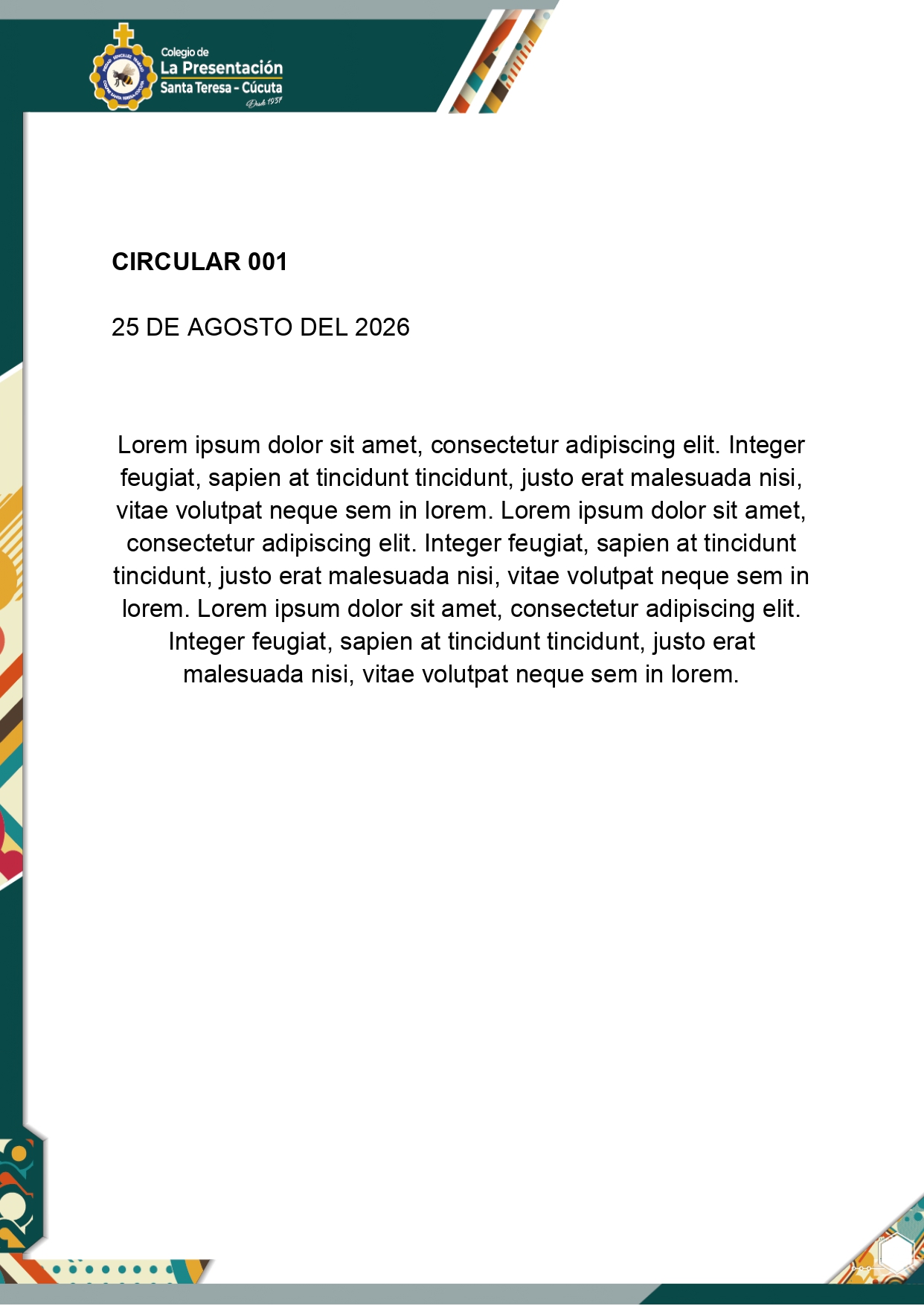 Circular 003